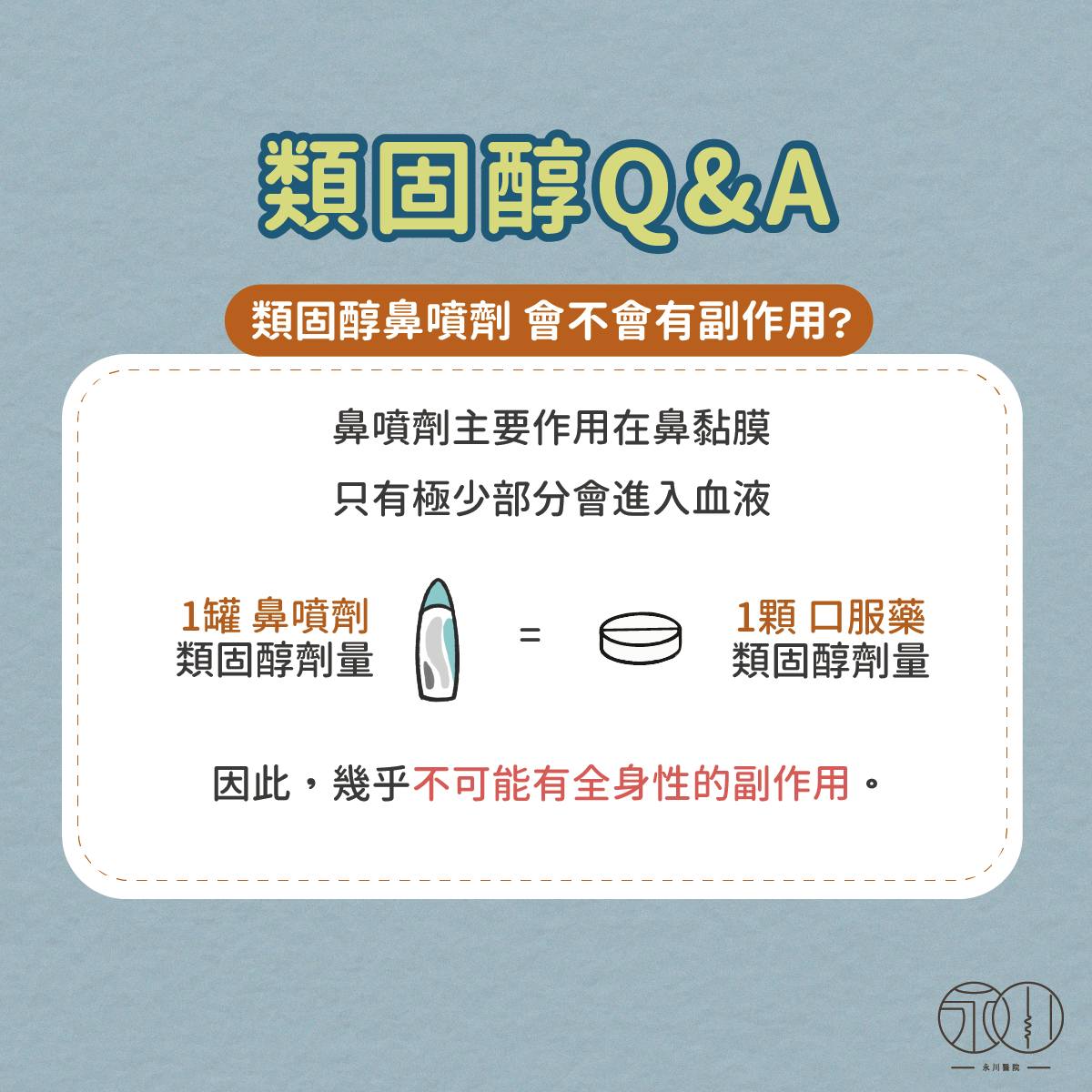 類固醇會不會有副作用